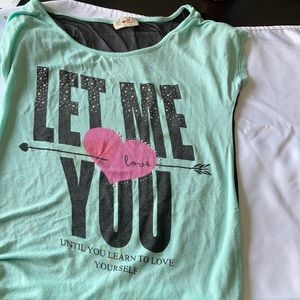 Free kisses let me love you shirt